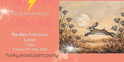 The Funky Easel Sip & Paint: The Alex in Felixstowe, Suffolk