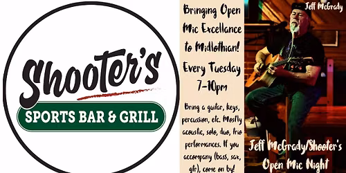 Jeff McGrady\/Shooter's Open Mic Night