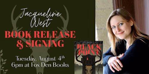 Jacqueline West Book Release & Signing at Fox Den Books