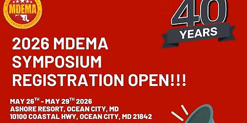40th Anniversary MDEMA Symposium 2026