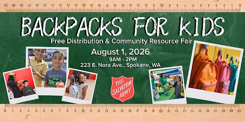 The Salvation Army Spokane's 17th Annual Backpacks for Kids Distribution