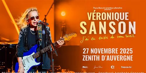 V\u00e9ronique Sanson au Z\u00e9nith d'Auvergne \u00e0 Clermont-Ferrand 