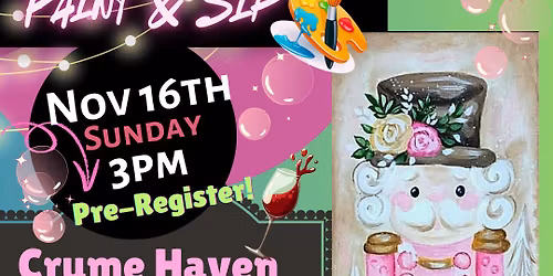 Crume Haven Winery Paint & Sip