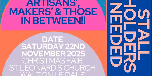 STALL HOLDERS NEEDED CHRISTMAS FAIR