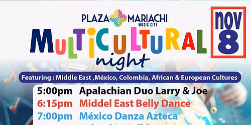 Multicultural Night - FREE Dinner Show!!!