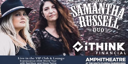 Samantha Russell Duo iThink Financial Amphitheatre VIP Lounge -   Evanescence 