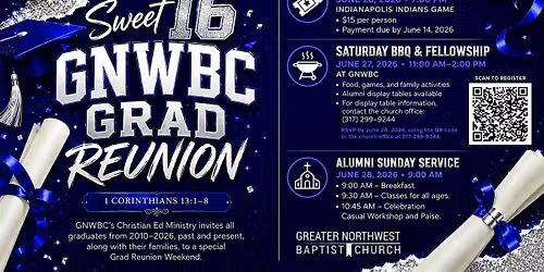 Sweet 16 GNWBC Grad Reunion BBQ