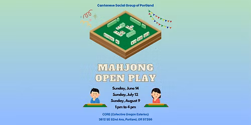 Mahjong Open Play