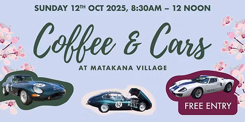 🌸 Coffee & Cars Matakana Village – Cherry Blossom Edition 🌸