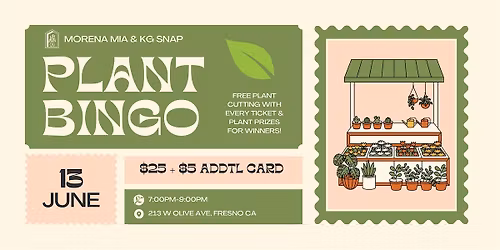 PLANT BINGO - Tower District | Fresno, CA