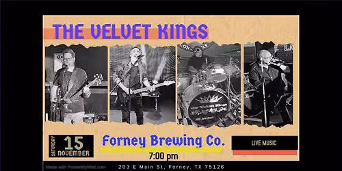 The Velvet Kings ROCK Forney!