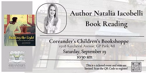 Author Natalia Iacobelli book reading and signing