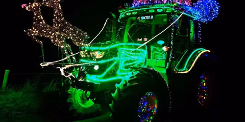 Pidley Christmas tractor road run \ud83d\ude9c\ud83c\udf84 