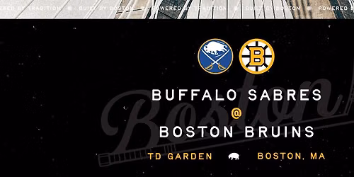 Buffalo Sabres at Boston Bruins at TD Garden