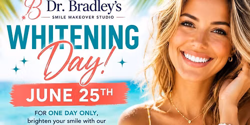 Dr Bradley's Smile Makeover Studio Whitening Day!