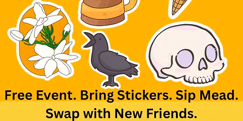 Summer Sticker Sip and Swap!