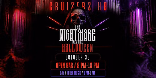 Nightmare Before Halloween Party - Drink Packages - Free RSVP