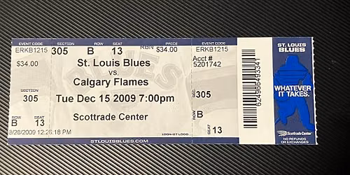 Calgary Flames at St. Louis Blues at Enterprise Center