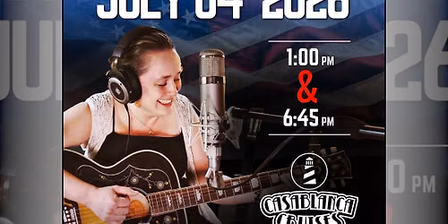 Shelly Coombs Band live - 4th of July evening cruise on the Casablanca (Fireworks!)