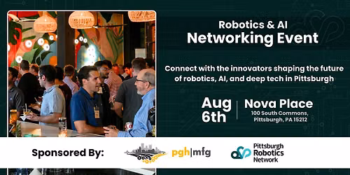 Robotics & Tech Happy Hour (Aug. 6 Edition)