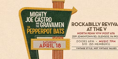 The Pepperpot Bats WITH Mighty Joe Castro and the Gravamen 