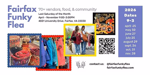 May 30 - Fairfax Funky Flea - Outdoor Vintage Market