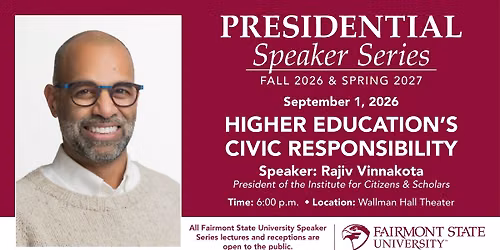 Rajiv Vinnakota - Presidential Speaker Series 