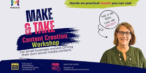 Make & Take Content Creation Workshop