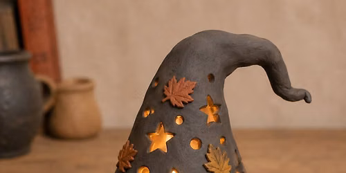 $25 Pottery D.I.Y. Halloween Hat Candle