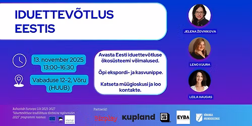 Hakka iduettev\u00f5tjaks! Tule tasuta seminarile V\u00f5rru!