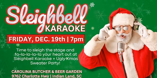 Sleighbell Karaoke + Ugly Xmas Sweater Party