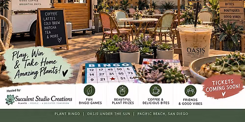 Plant Bingo in PB! - Oasis Under the Sun!