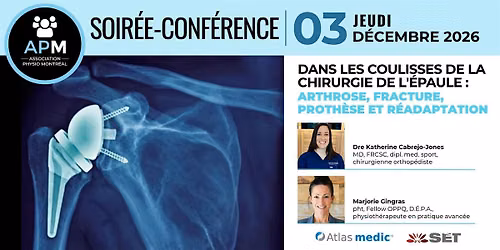 Dans les coulisses de la chirurgie de l'\u00e9paule : arthrose, fracture, etc