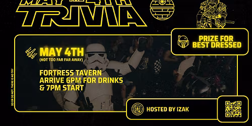 Star Wars Tavern Trivia - FREE @FortressSydney