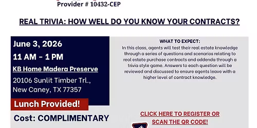 In Person \u2013 COMPLIMENTARY \u2013 Real Trivia: How Well Do You Know Your Contracts? \u2013 June 3, 2026