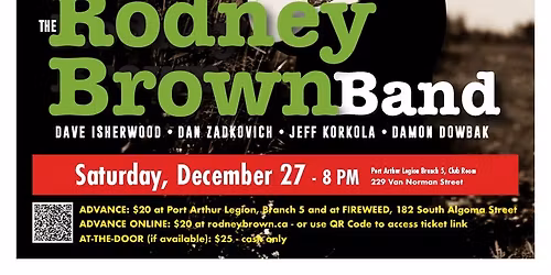 The Rodney Brown Band Ho-Ho-Holiday Hootenanny