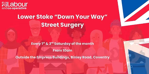 Lower Stoke Labour - Street Surgery 2025