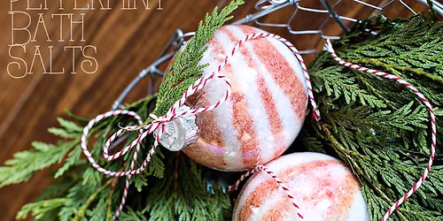 Holiday Bath Salts Class