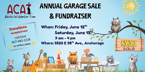 Annual Garage Sale and Fundraiser