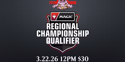 Magic: The Gathering Regional Championship Qualifier Round 3
