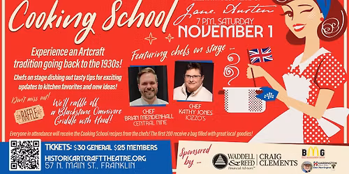 Artcraft Cooking School - November 1, 2025