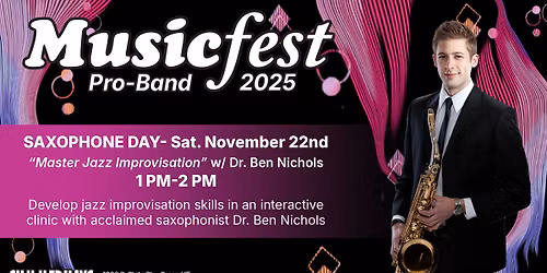 Master Jazz Improvisation w\/ Dr. Ben Nichols