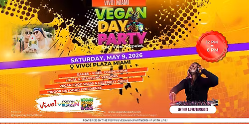 Vegan Day Party Miami @ VIVO! Plaza