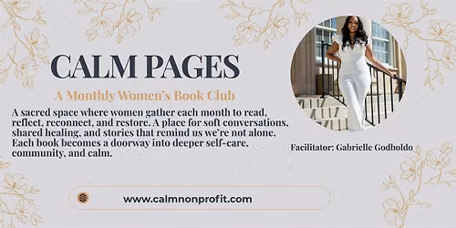 CALM Pages Circle - A Monthly Women\u2019s Book Club