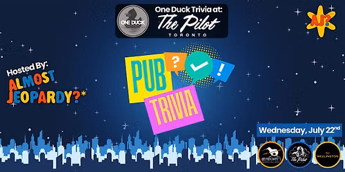 Pub Trivia Hosted by Almost Jeopardy at The Pilot!