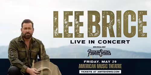 Lee Brice Live in Concert