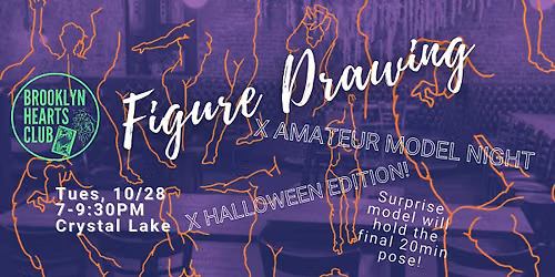 Wed, 10\/14 Figure Drawing x Amateur Model Night  x Halloween @Madeline's