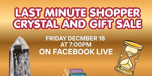 Last Minute Shopper Crystal Sale