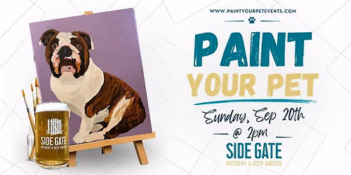 Paint Your Pet @ Side Gate Brewery (East Bay)