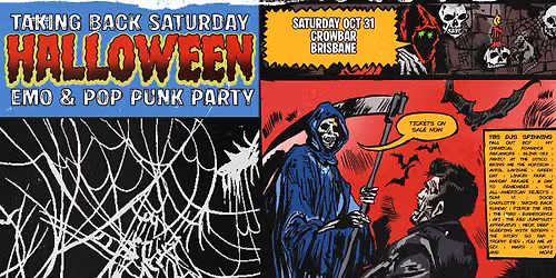 Taking Back Saturday Halloween: Emo & Pop Punk Party - Brisbane